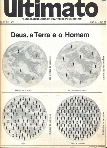 Primeira "revista" Ultimato. Mar